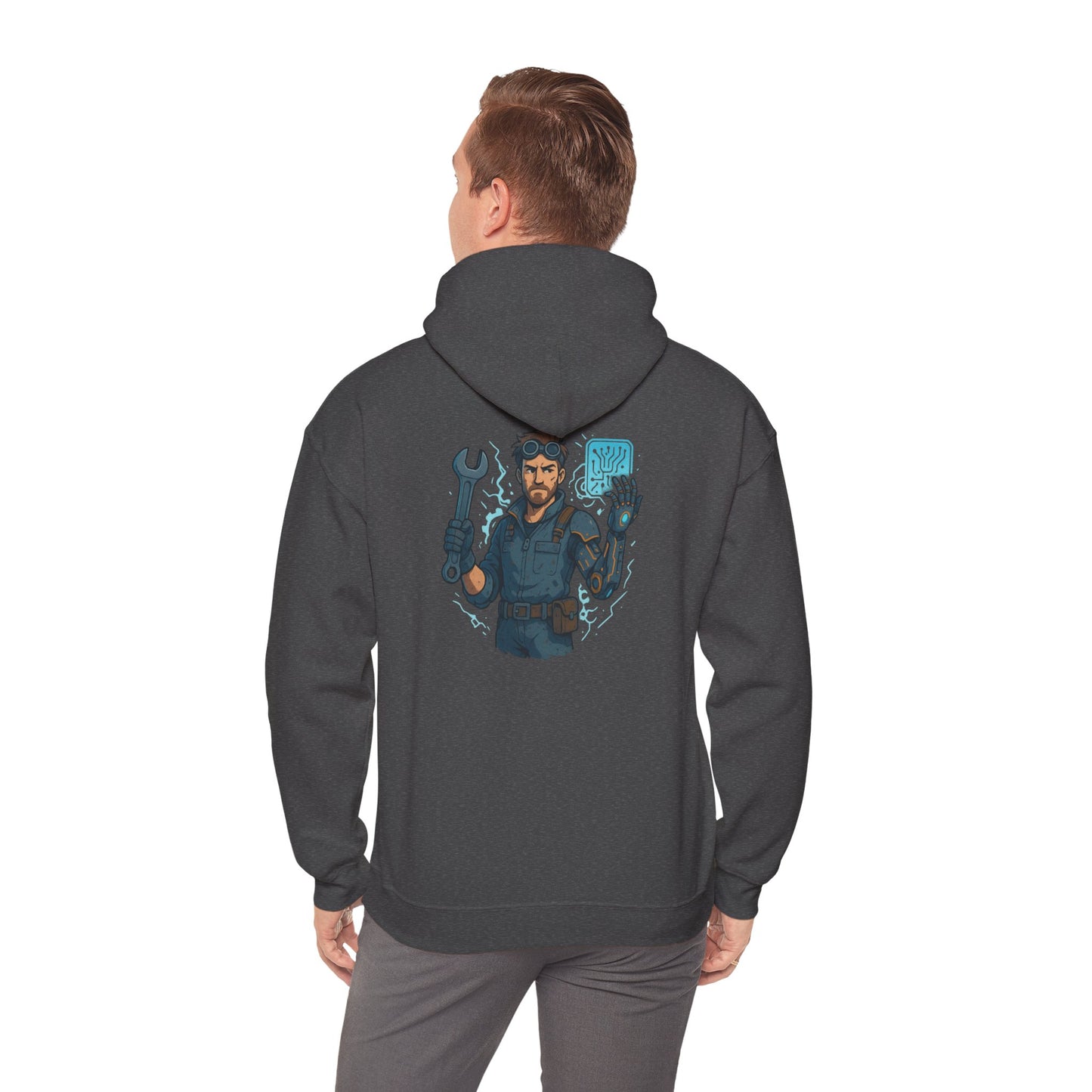 Nerdcore Icons - The Mech Engineer - Unisex Heavy Blend™ Hoodie