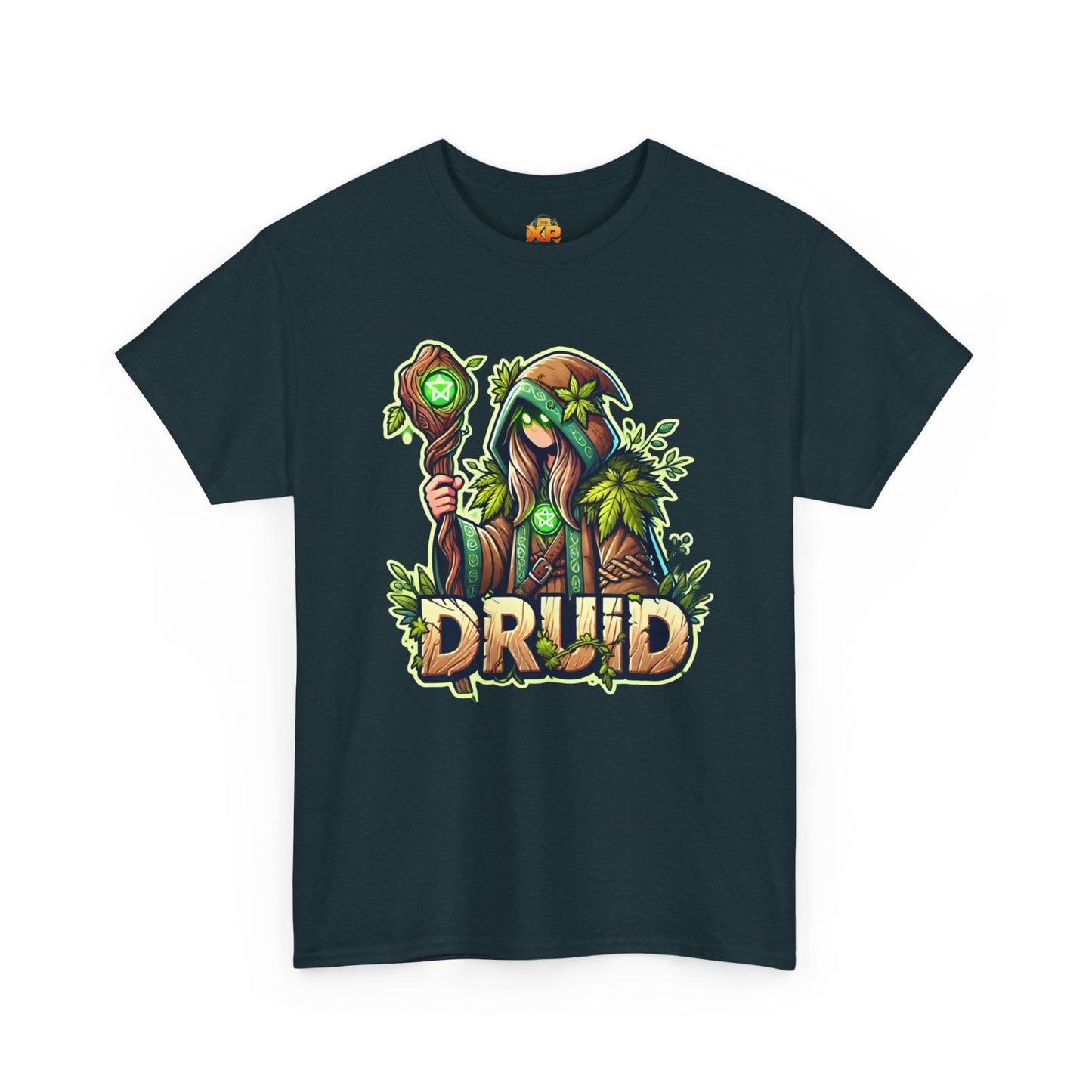 Druid Cartoon - Men's Heavy Cotton Tee