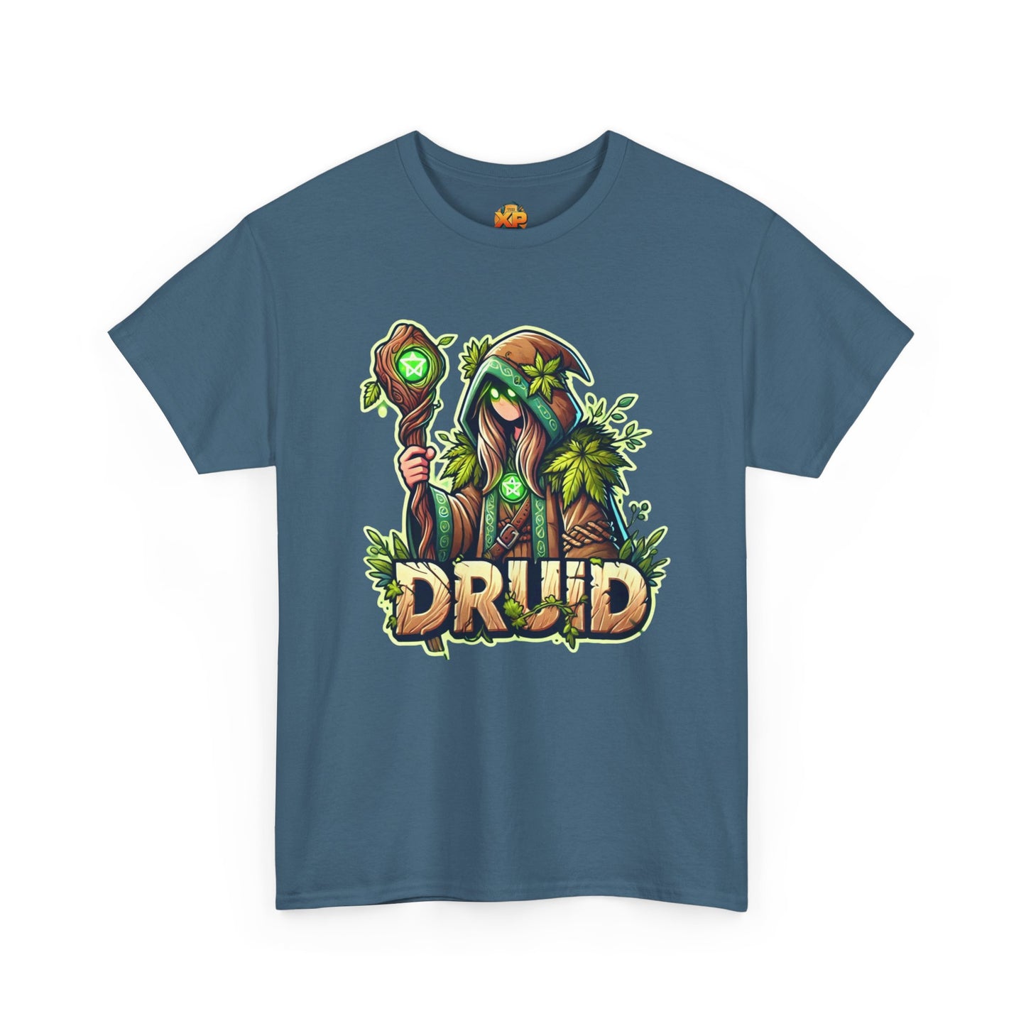 Druid Cartoon - Men's Heavy Cotton Tee