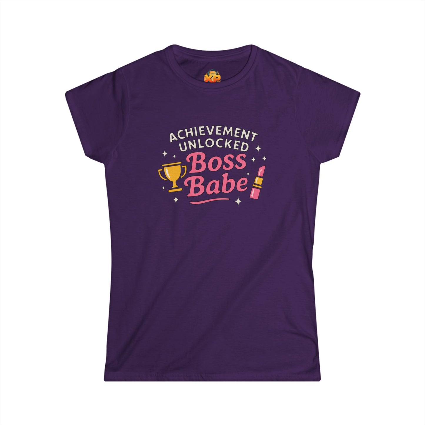 Achievement Unlocked Boss Babe - Women's Softstyle Tee