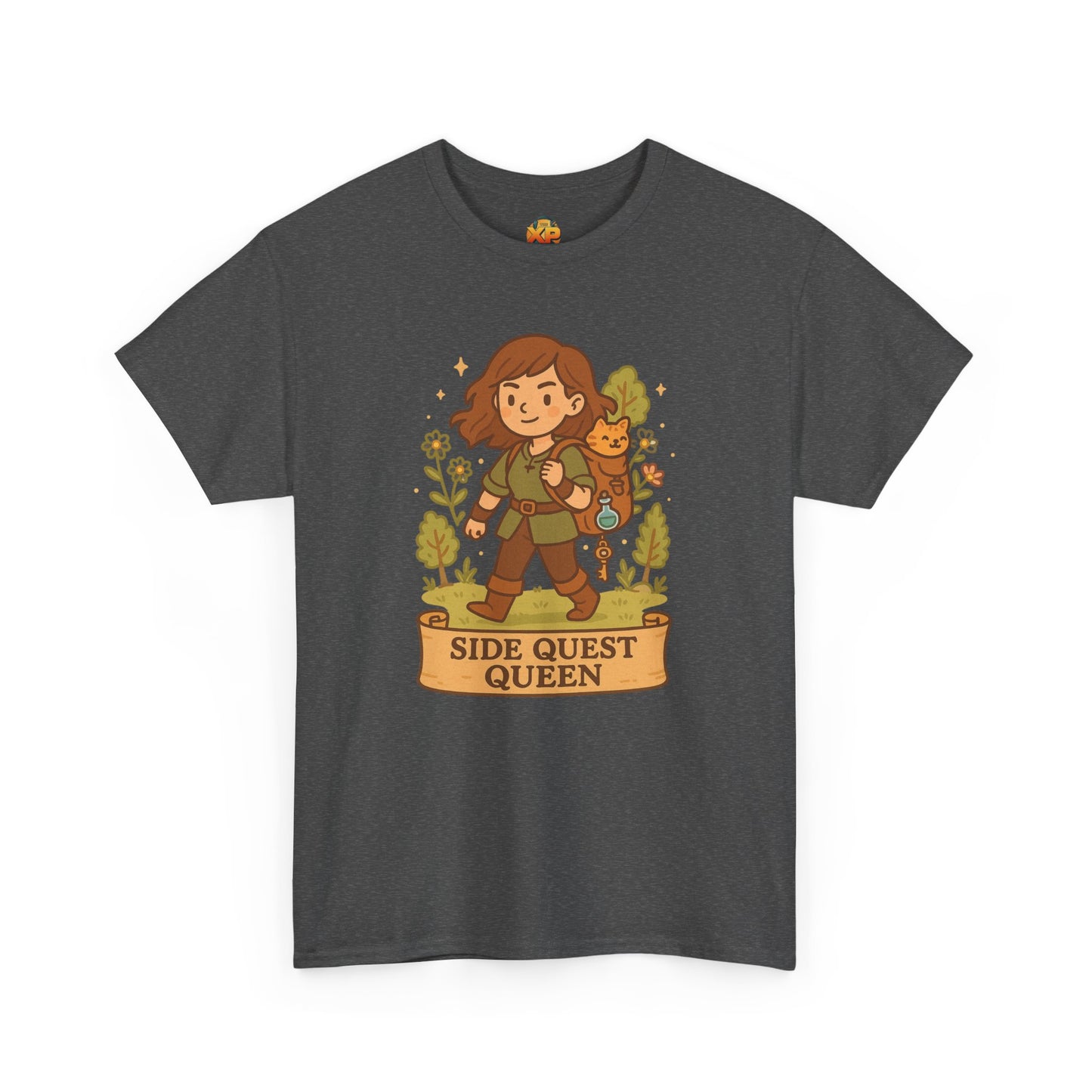 Side Quest Queen - Women's Heavy Cotton Tee