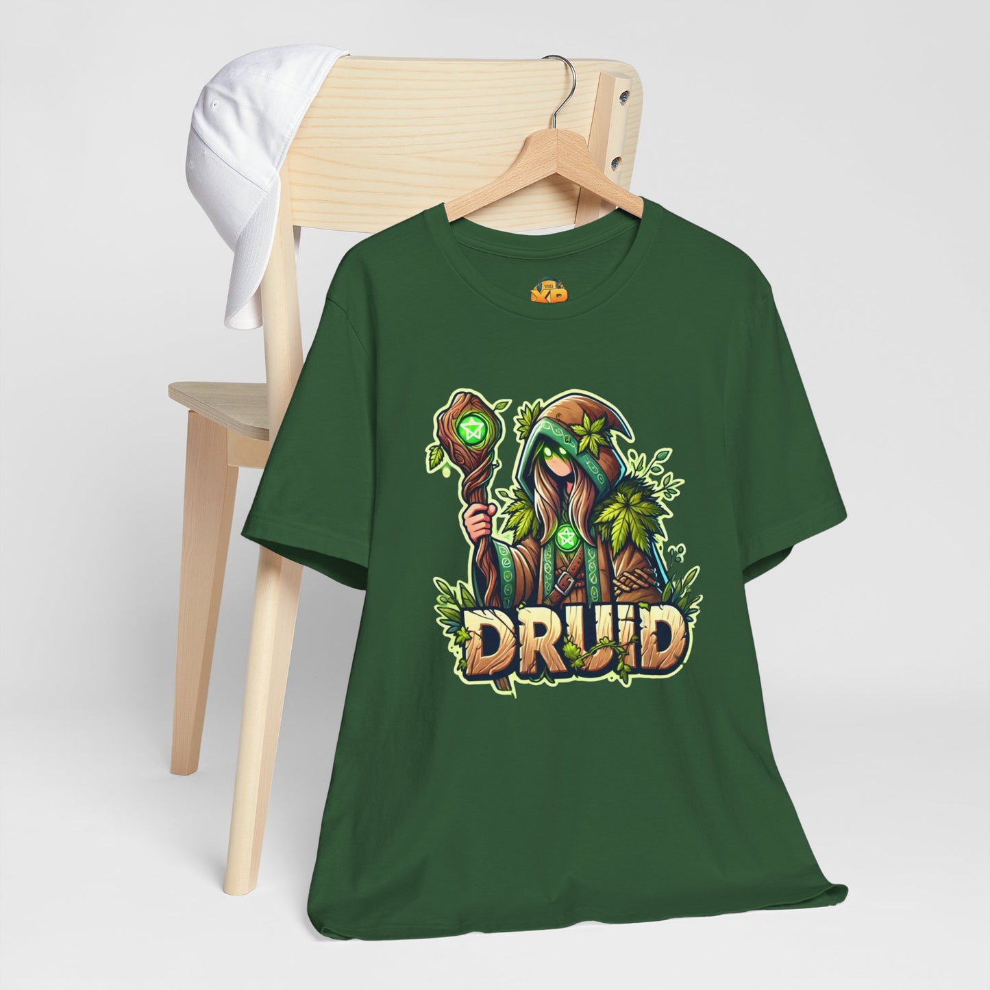 Druid Cartoon - Men's Jersey Short Sleeve Tee
