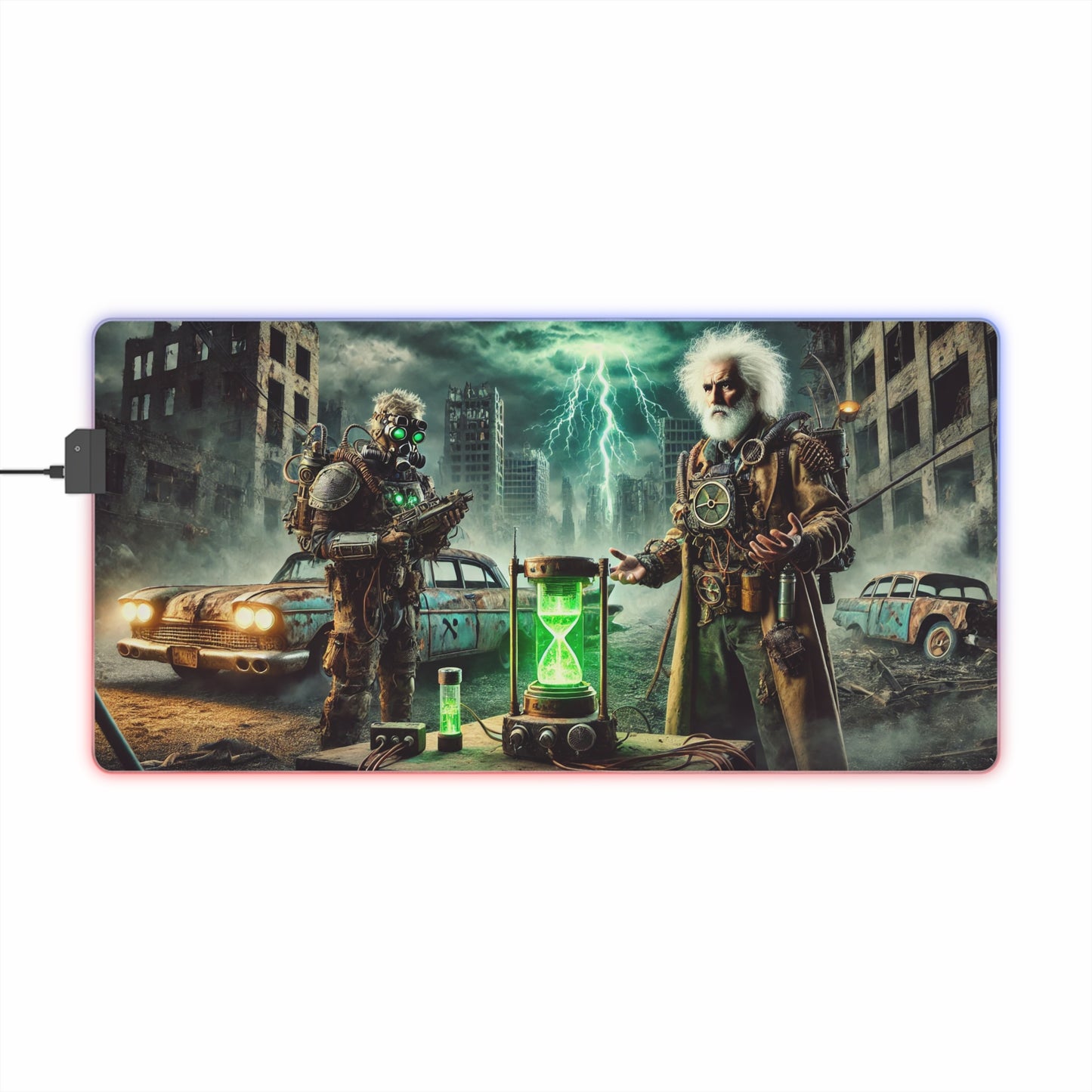 Post-Apocalyptic Time Travelers - RGB Gaming Mouse Pad
