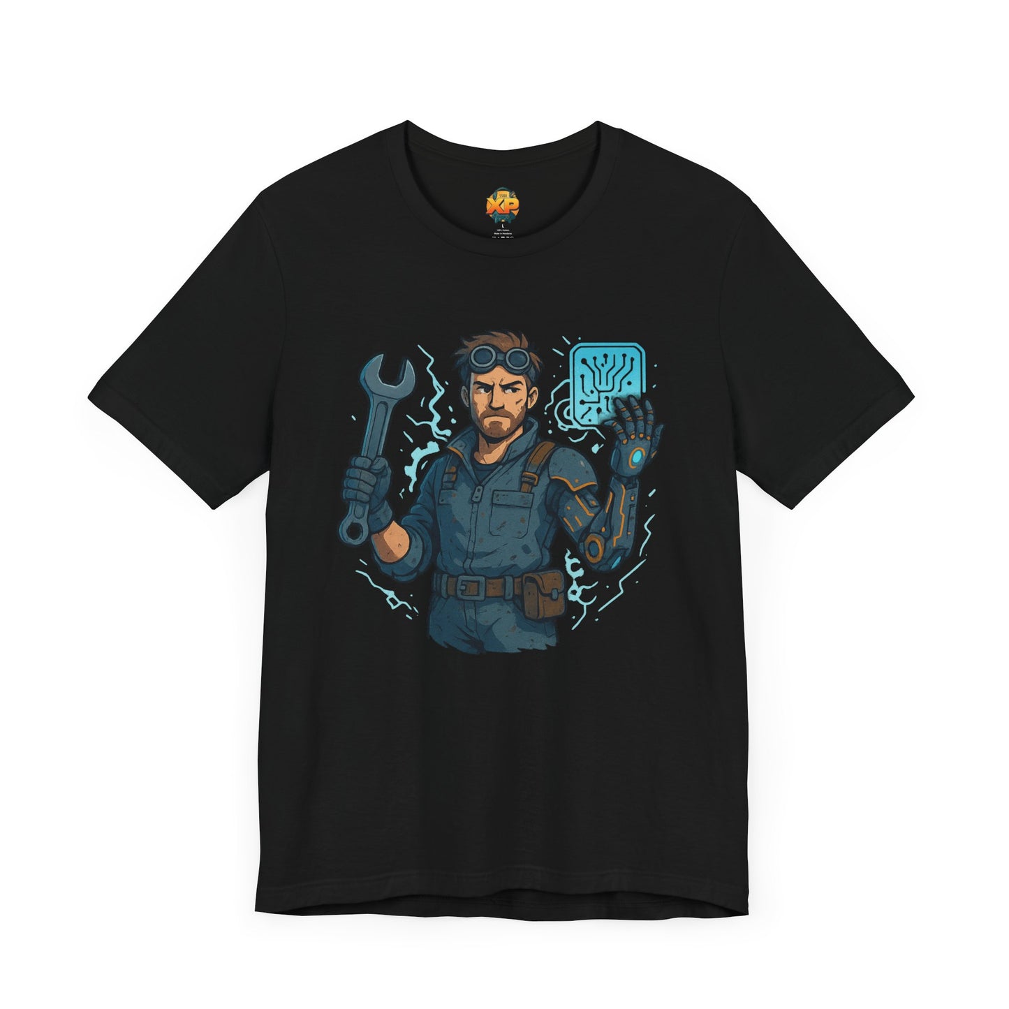 Nerdcore Icons - The Mech Engineer - Unisex Jersey Short Sleeve Tee