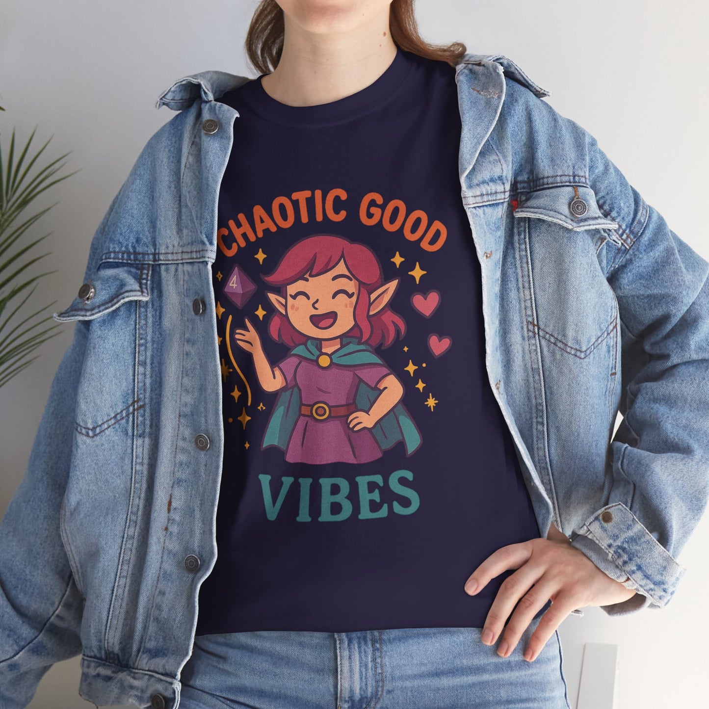 Chaotic Good Vibes - Women's Heavy Cotton Tee