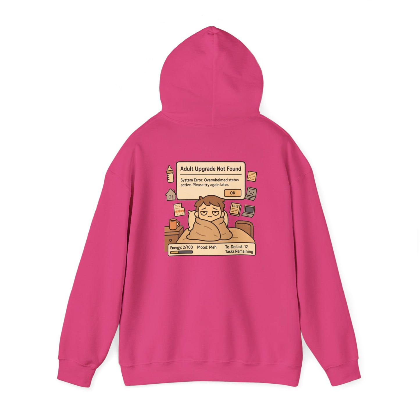 "Adult Upgrade Not Found" - Unisex Heavy Blend™ Hoodie