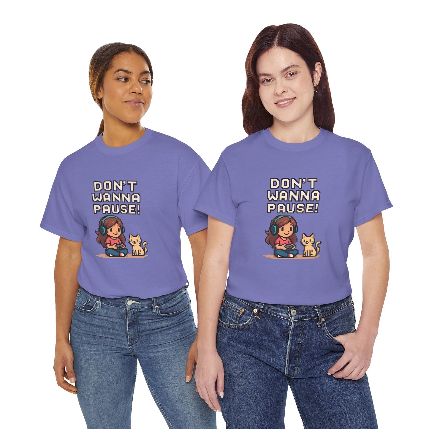 Don't Wanna Pause - Women's Heavy Cotton Tee