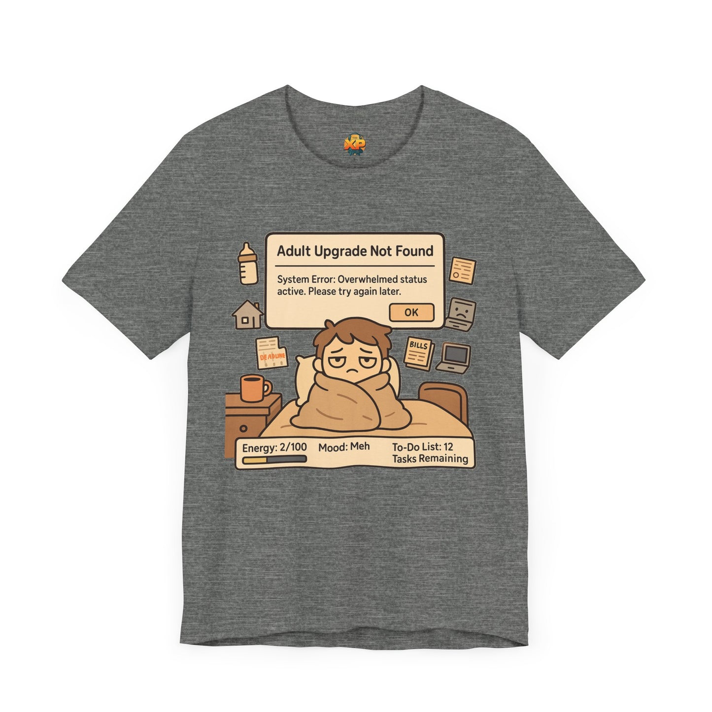 "Adult Upgrade Not Found" - Men's Jersey Short Sleeve Tee