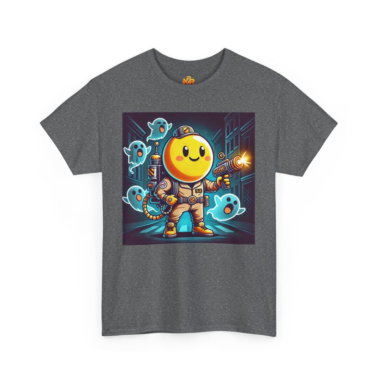 Ghost Hunting Yellow Dude - Men's Heavy Cotton Tee