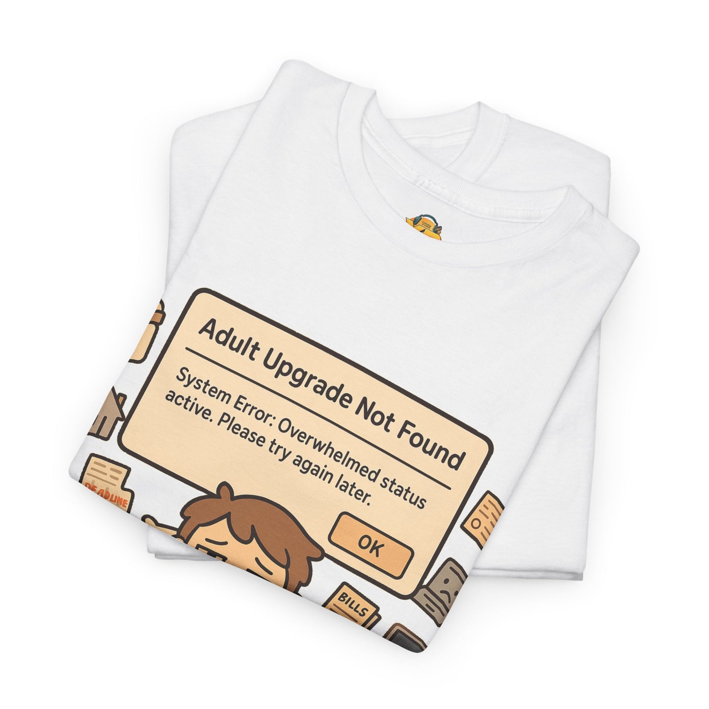 "Adult Upgrade Not Found" - Men's Heavy Cotton Tee