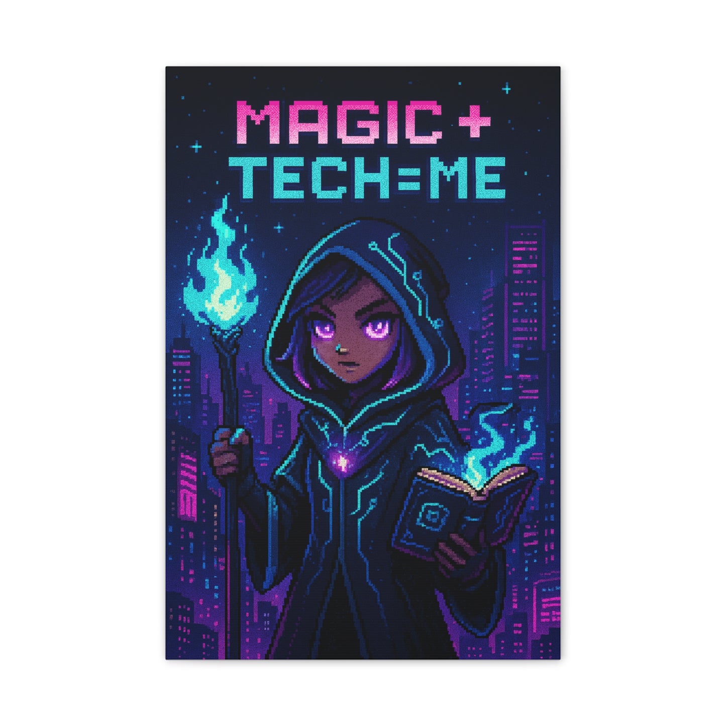 Magic + Tech=Me - Canvas Art