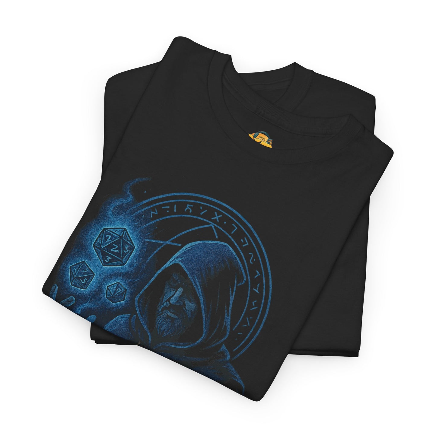 Nerdcore Icons - The Dungeon Master (Blue) - Unisex Heavy Cotton Tee
