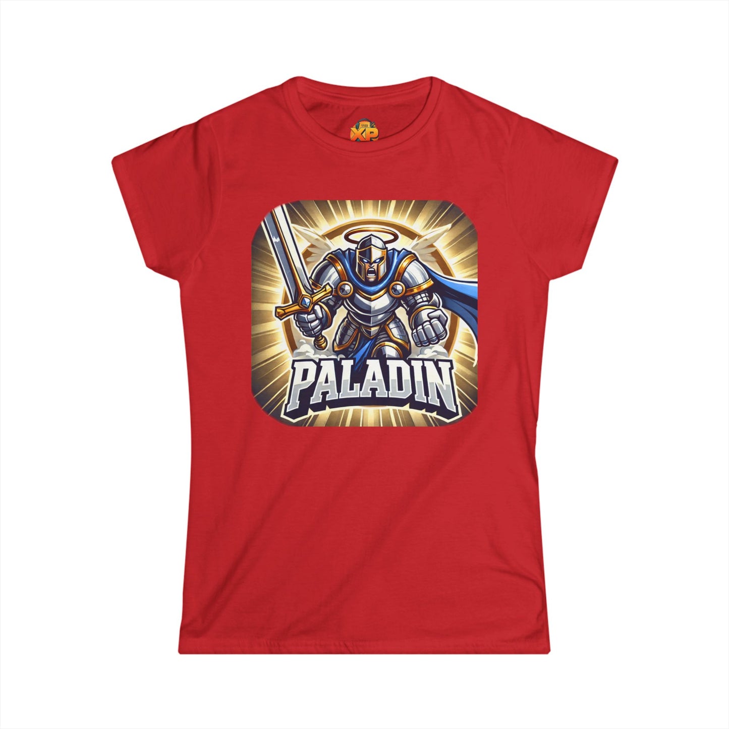 Paladin Cartoon - Women's Softstyle Tee