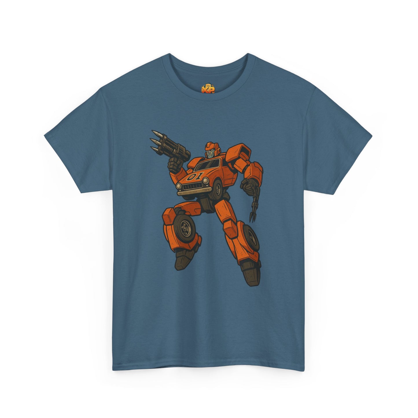 General Lee Transformer Crossover - Men's Heavy Cotton T-Shirt