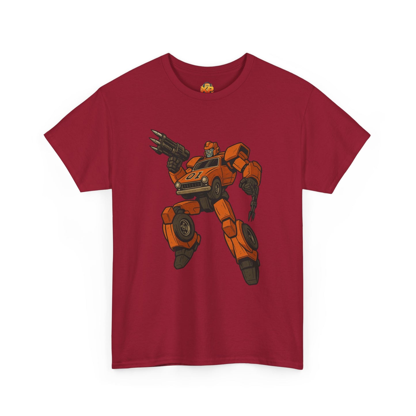 General Lee Transformer Crossover - Men's Heavy Cotton T-Shirt