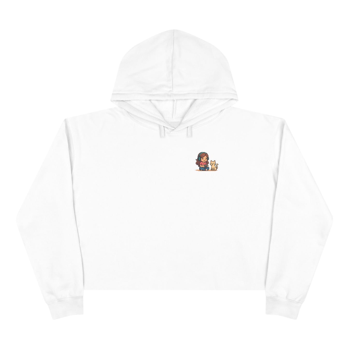 Don't Wanna Pause - Crop Hoodie