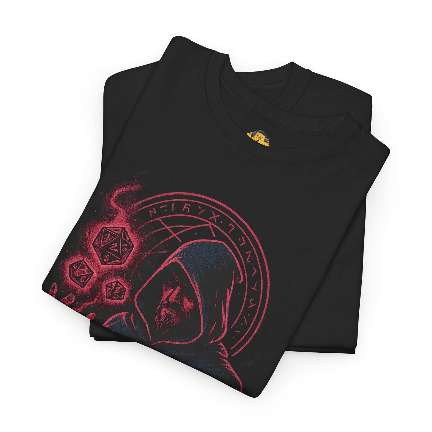 Nerdcore Icons - The Dungeon Master (Red) - Unisex Heavy Cotton Tee