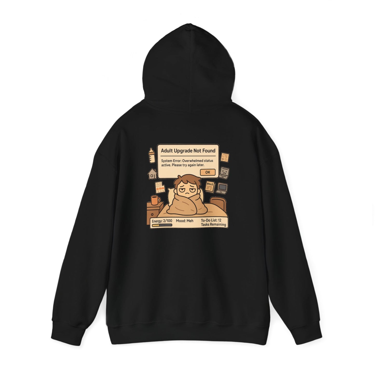 "Adult Upgrade Not Found" - Unisex Heavy Blend™ Hoodie