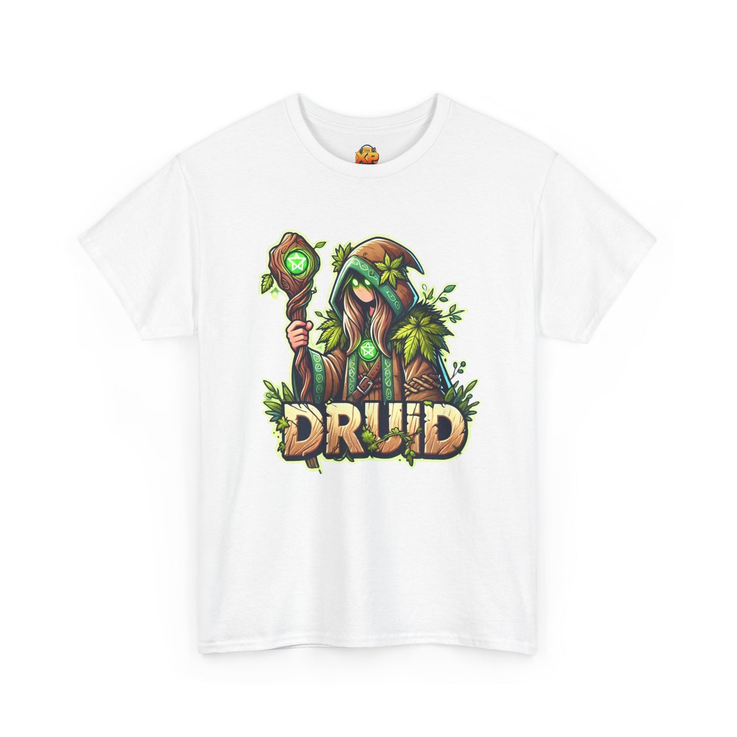 Druid Cartoon - Men's Heavy Cotton Tee