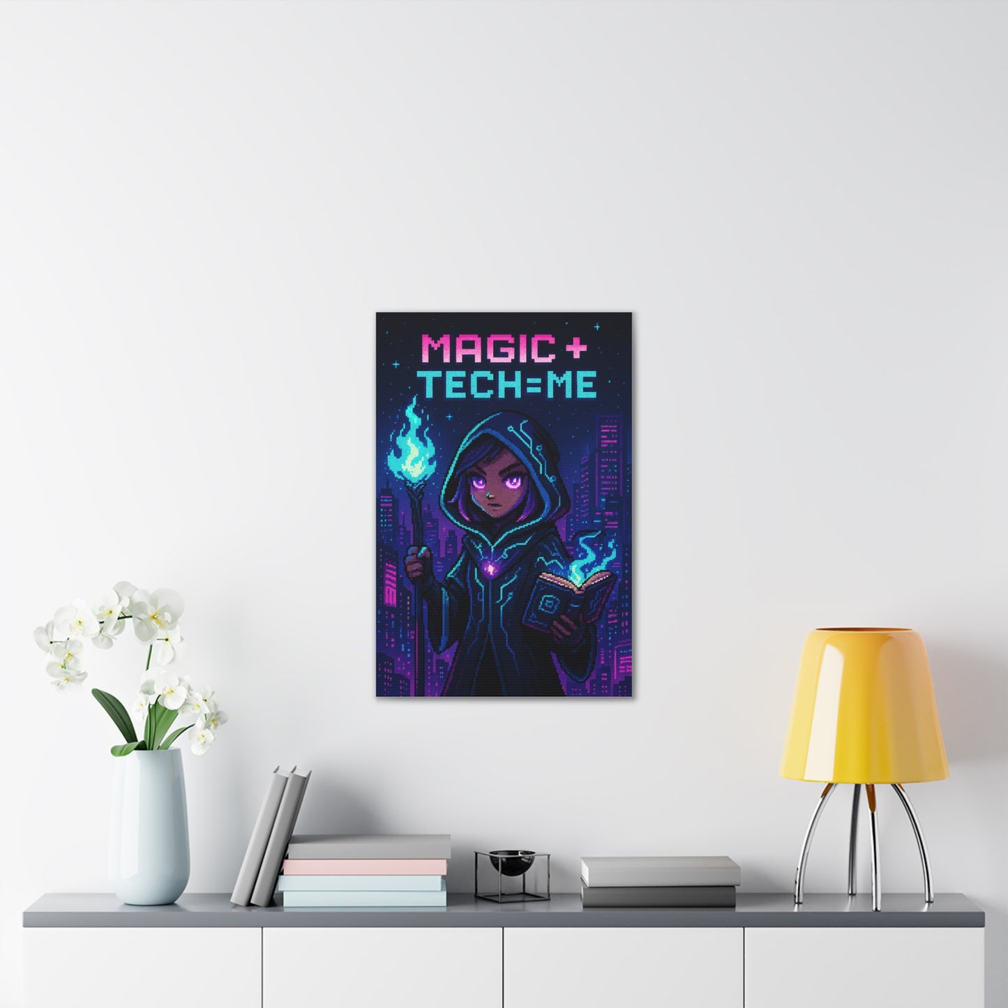 Magic + Tech=Me - Canvas Art