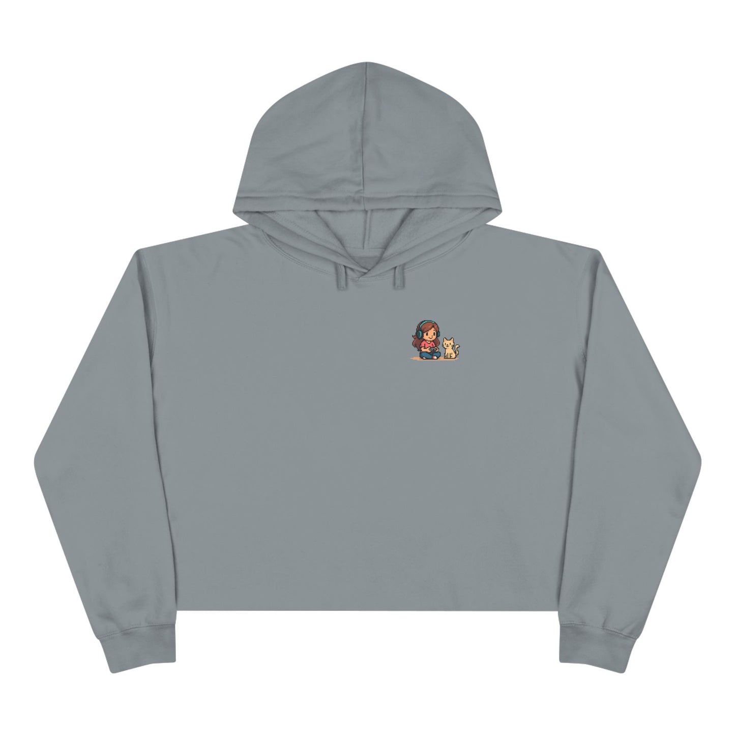 Don't Wanna Pause - Crop Hoodie
