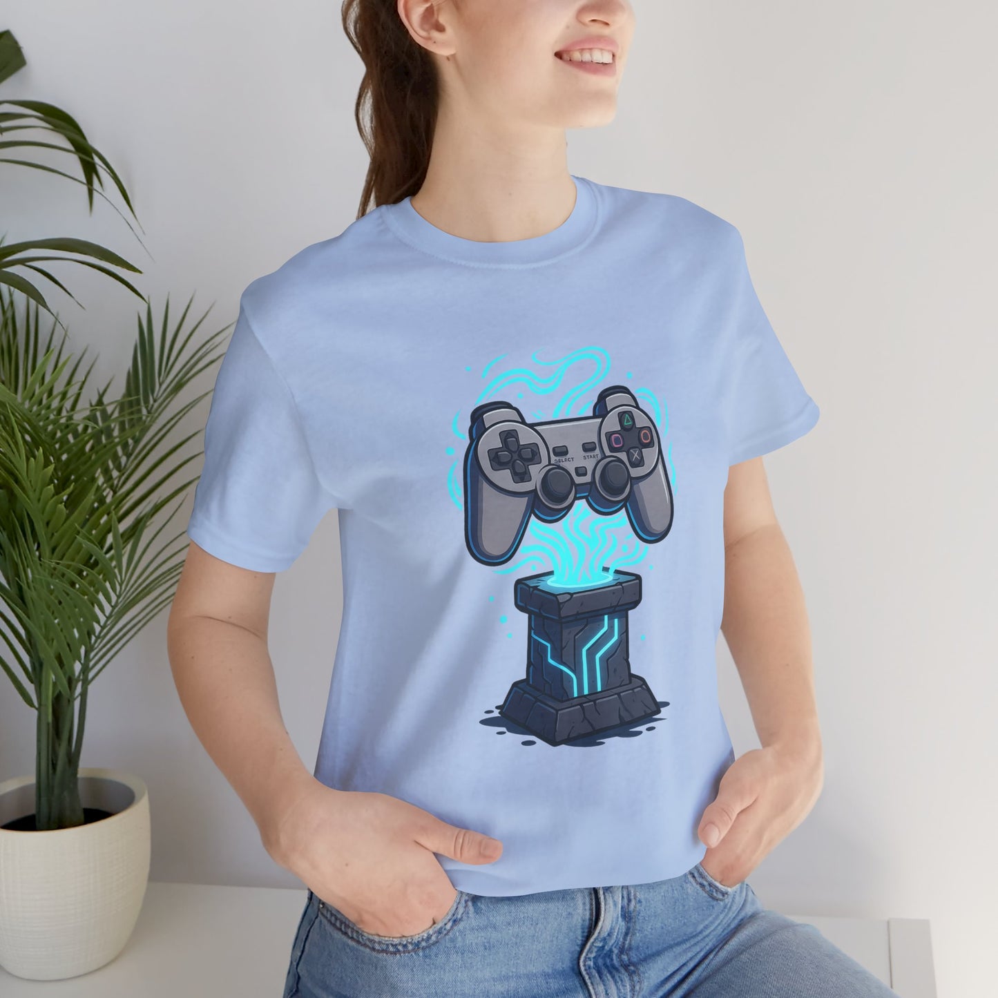 Controller of Power (PS) - Unisex Jersey Short Sleeve Tee