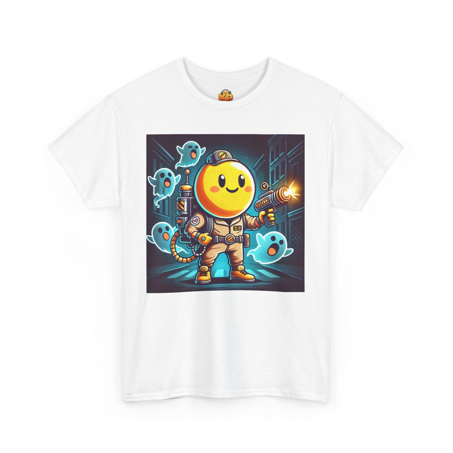Ghost Hunting Yellow Dude - Men's Heavy Cotton Tee