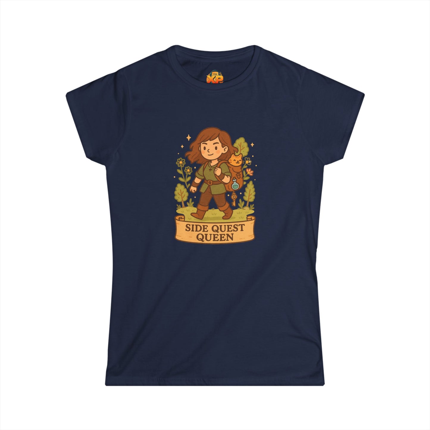 Side Quest Queen - Women's Softstyle Tee