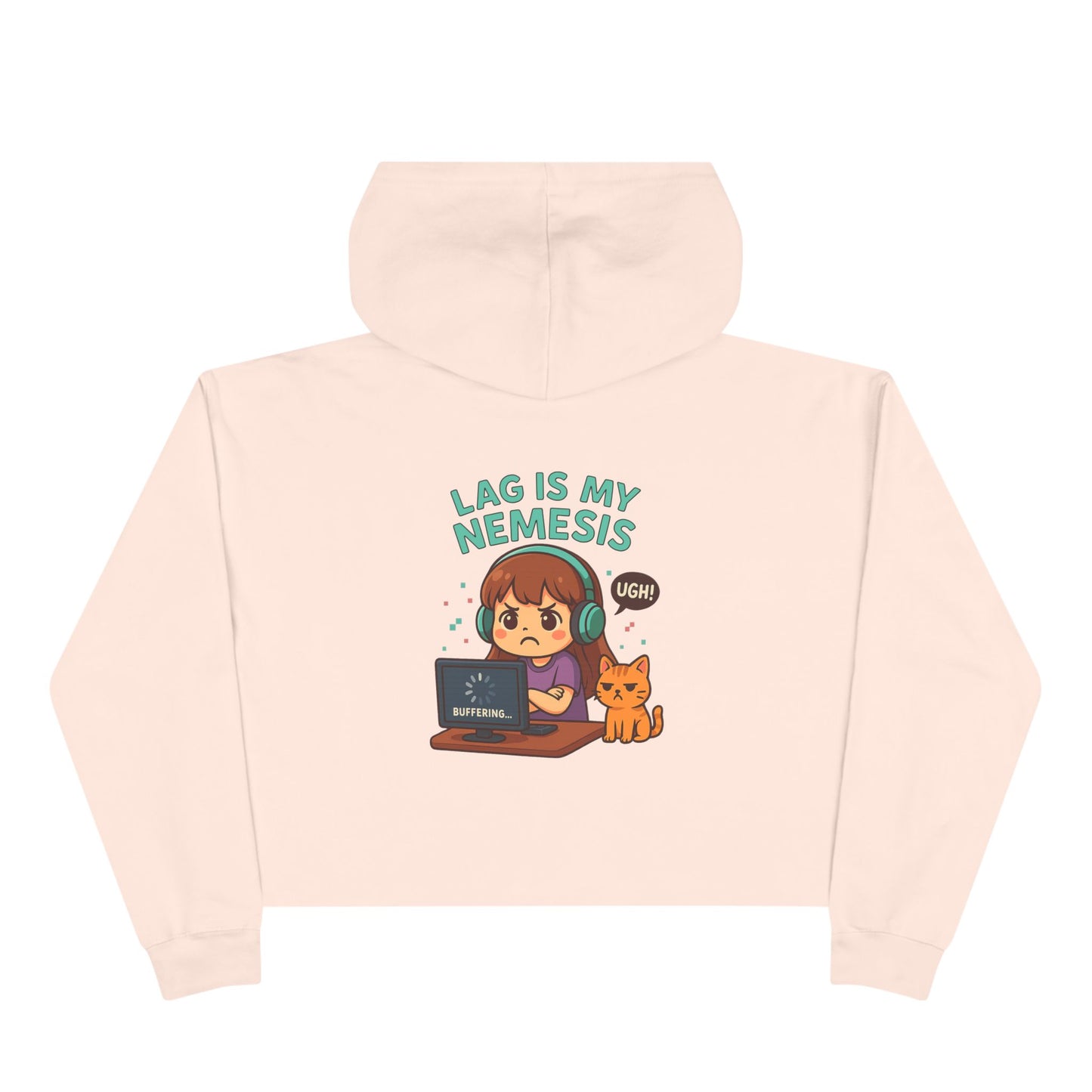 Lag is My Nemesis - Crop Hoodie