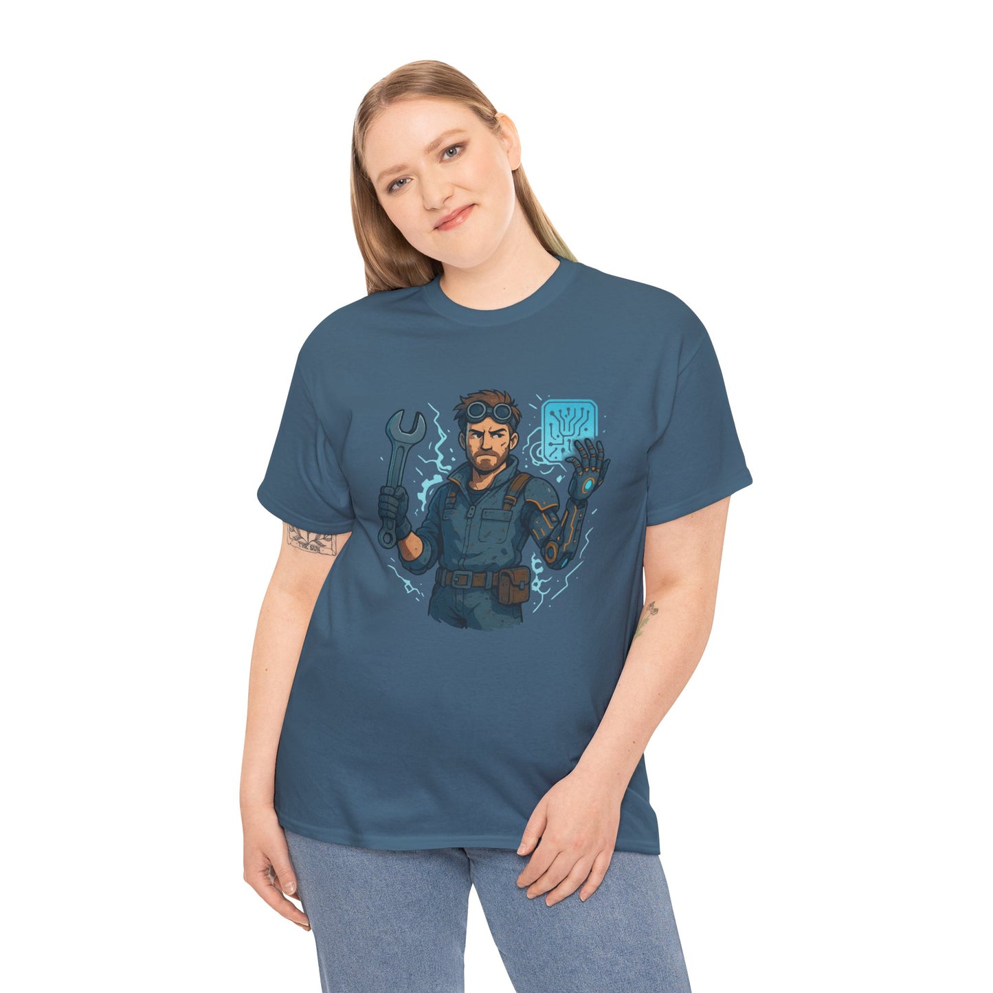 Nerdcore Icons - The Mech Engineer - Unisex Heavy Cotton Tee