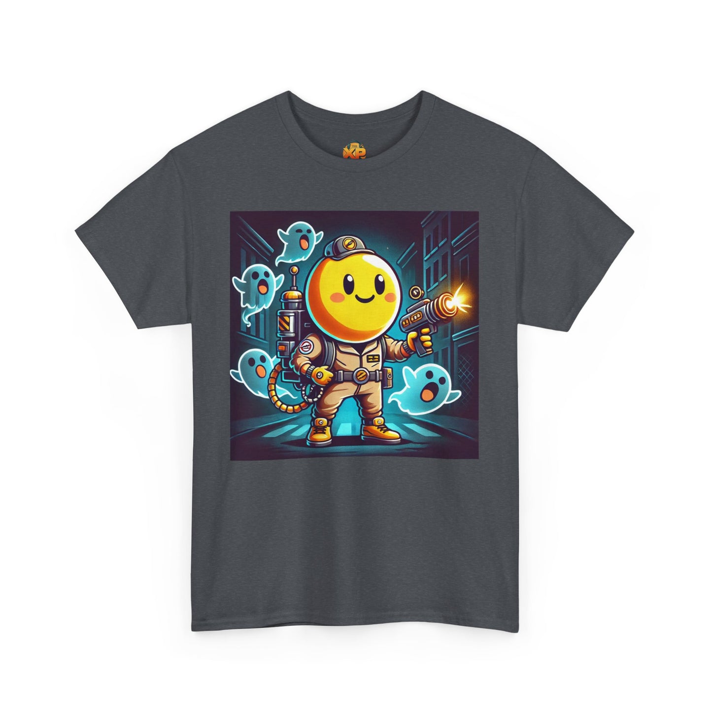 Ghost Hunting Yellow Dude - Men's Heavy Cotton Tee