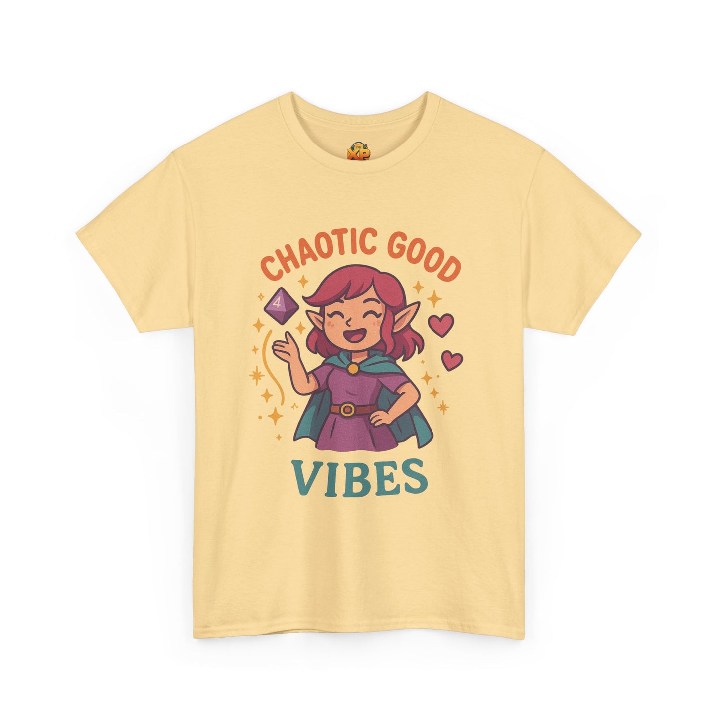 Chaotic Good Vibes - Women's Heavy Cotton Tee