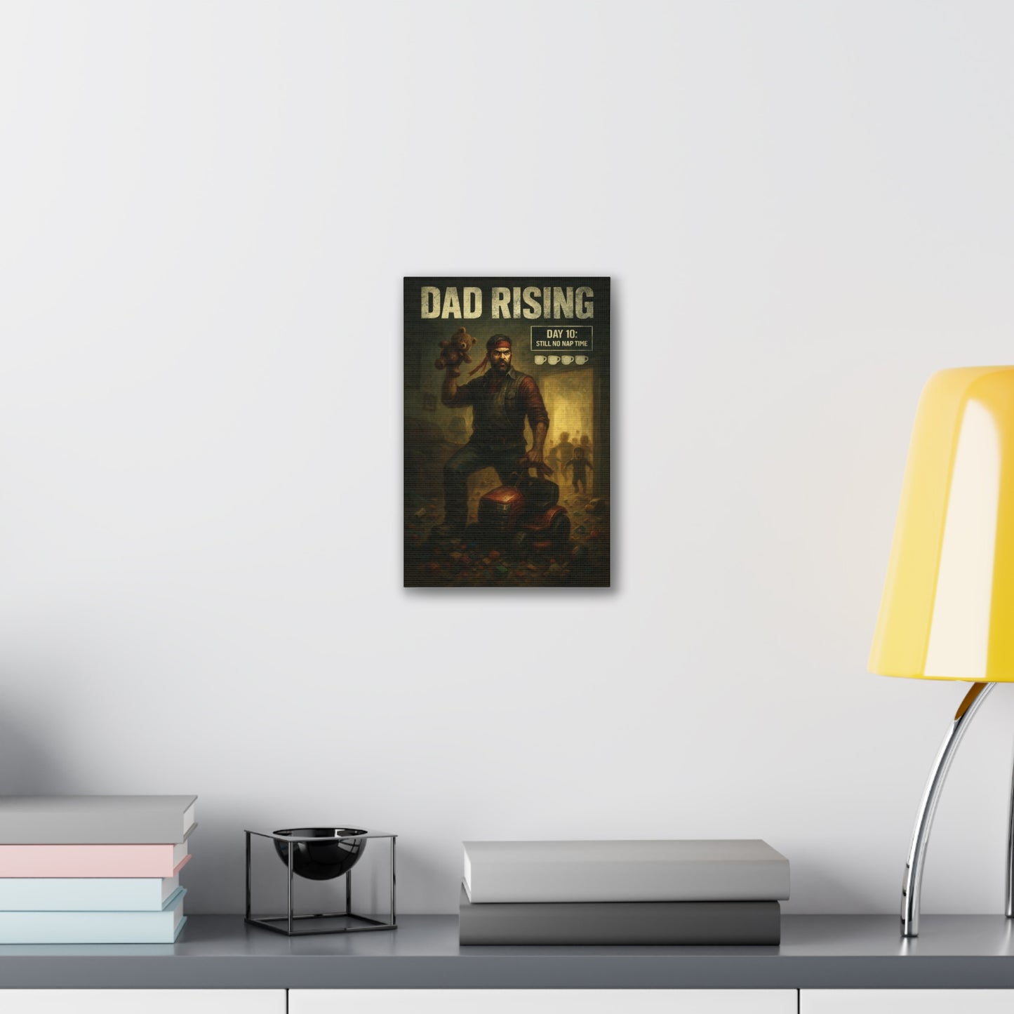 Dad Rising Canvas Art - A Dead Rising Parody