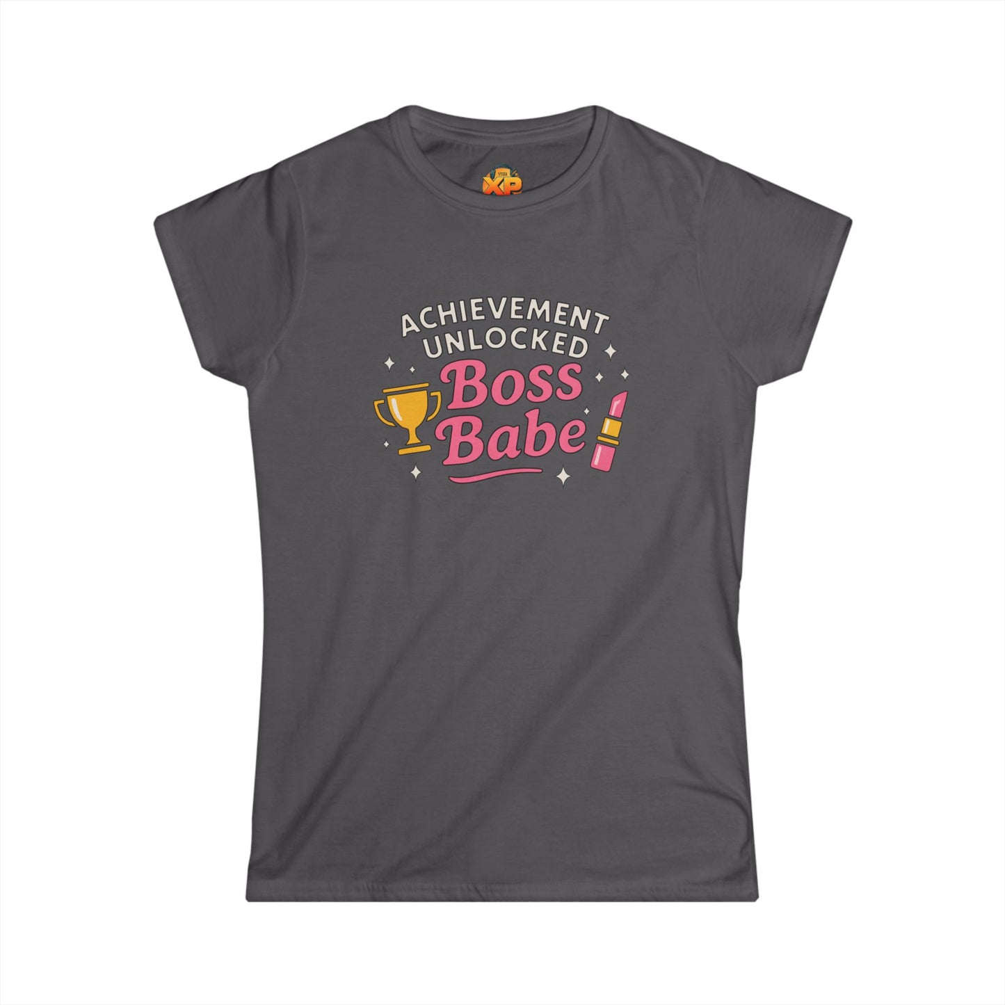 Achievement Unlocked Boss Babe - Women's Softstyle Tee