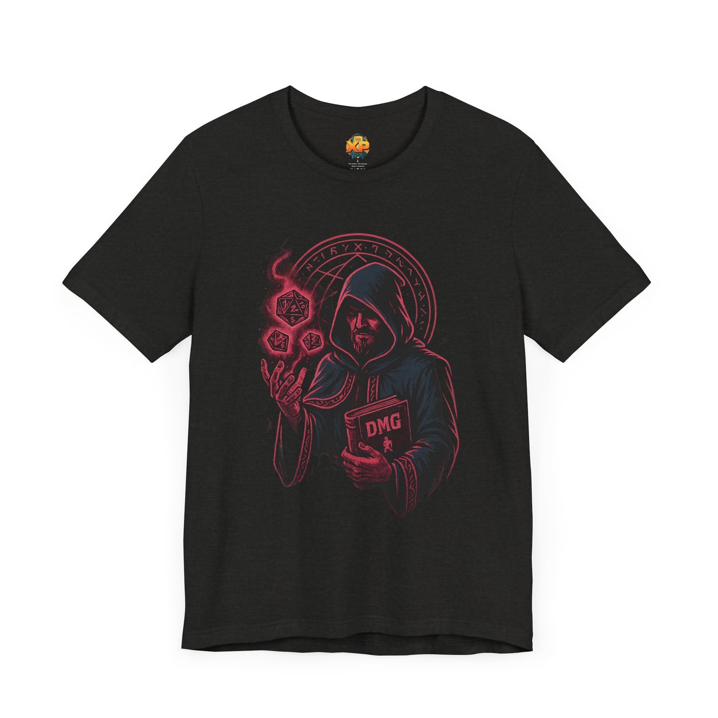 Nerdcore Icons - The Dungeon Master (Red) - Unisex Jersey Short Sleeve Tee