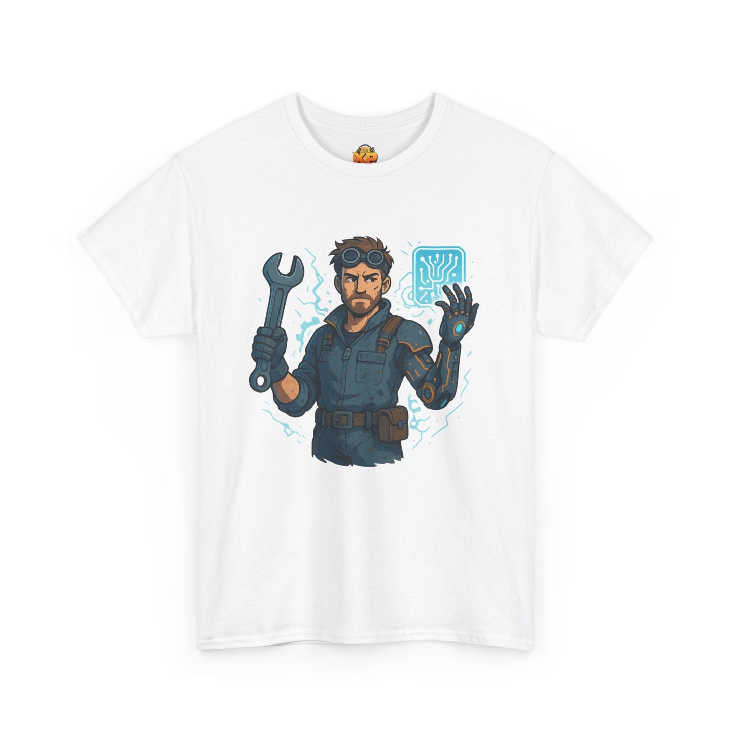Nerdcore Icons - The Mech Engineer - Unisex Heavy Cotton Tee