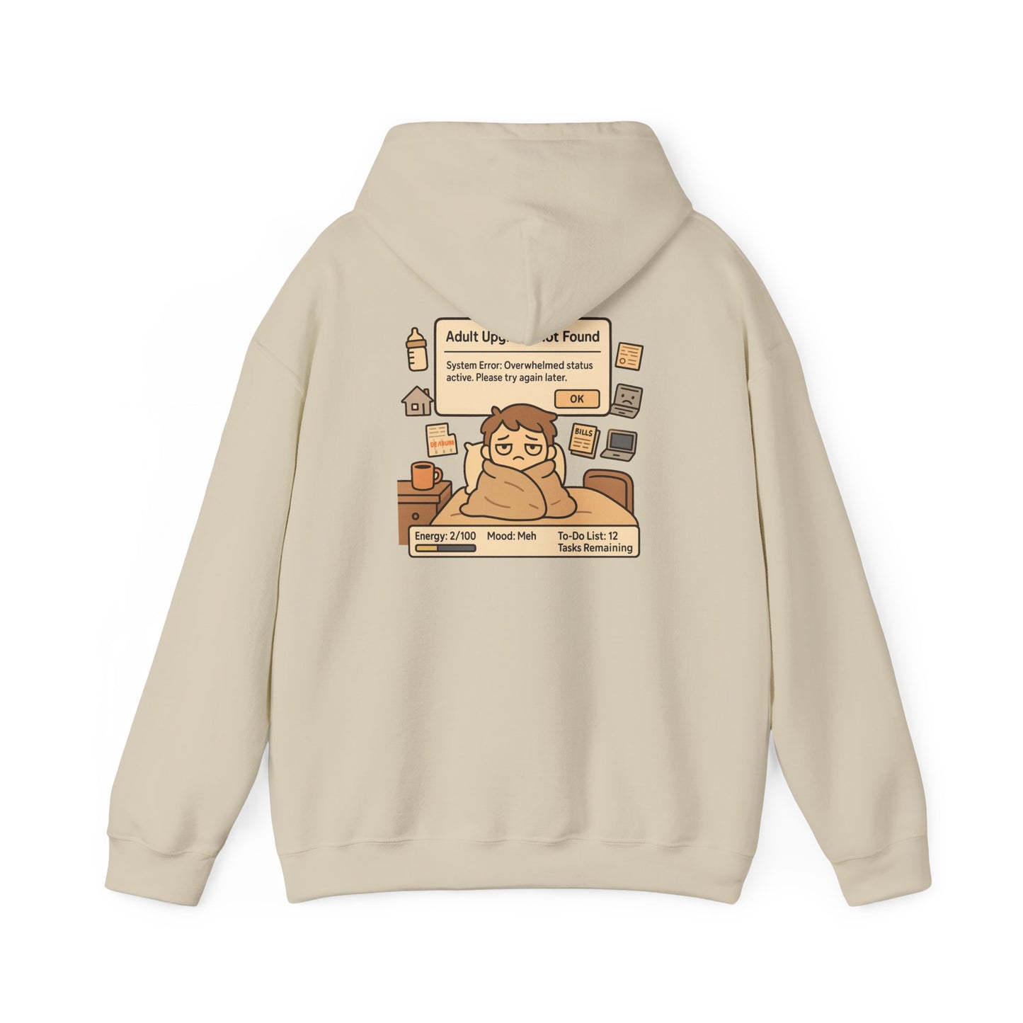 "Adult Upgrade Not Found" - Unisex Heavy Blend™ Hoodie