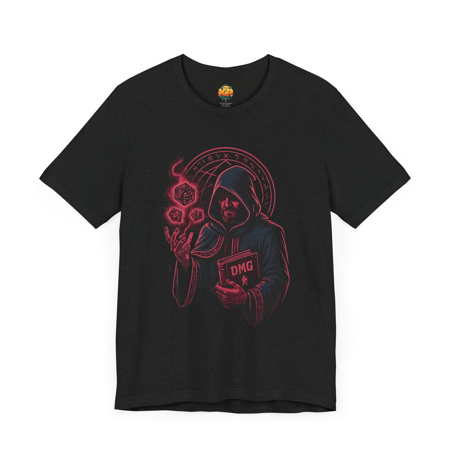 Nerdcore Icons - The Dungeon Master (Red) - Unisex Jersey Short Sleeve Tee