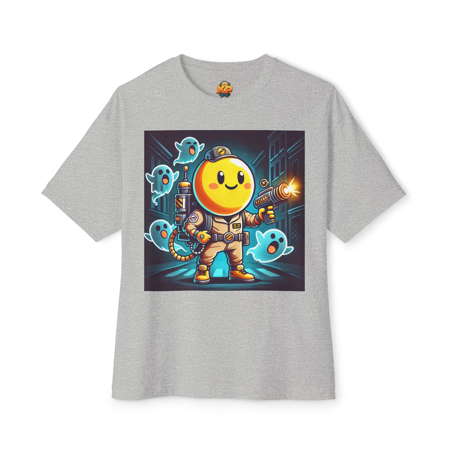 Ghost Hunting Yellow Dude - Women's Oversized Boxy Tee