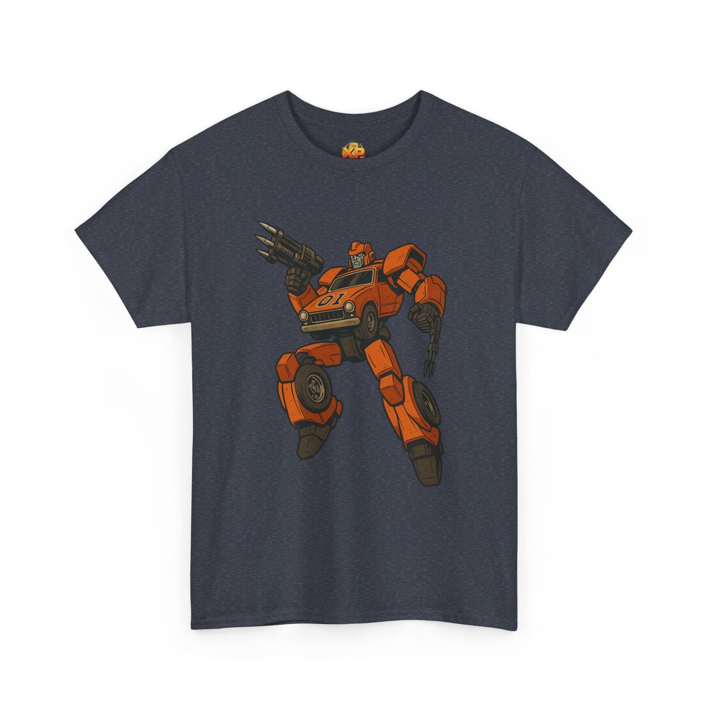 General Lee Transformer Crossover - Men's Heavy Cotton T-Shirt
