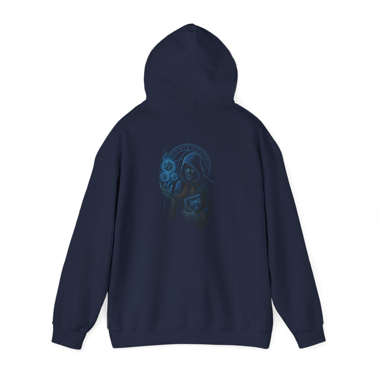 Nerdcore Icons - The Dungeon Master (Blue) - Unisex Heavy Blend Hoodie