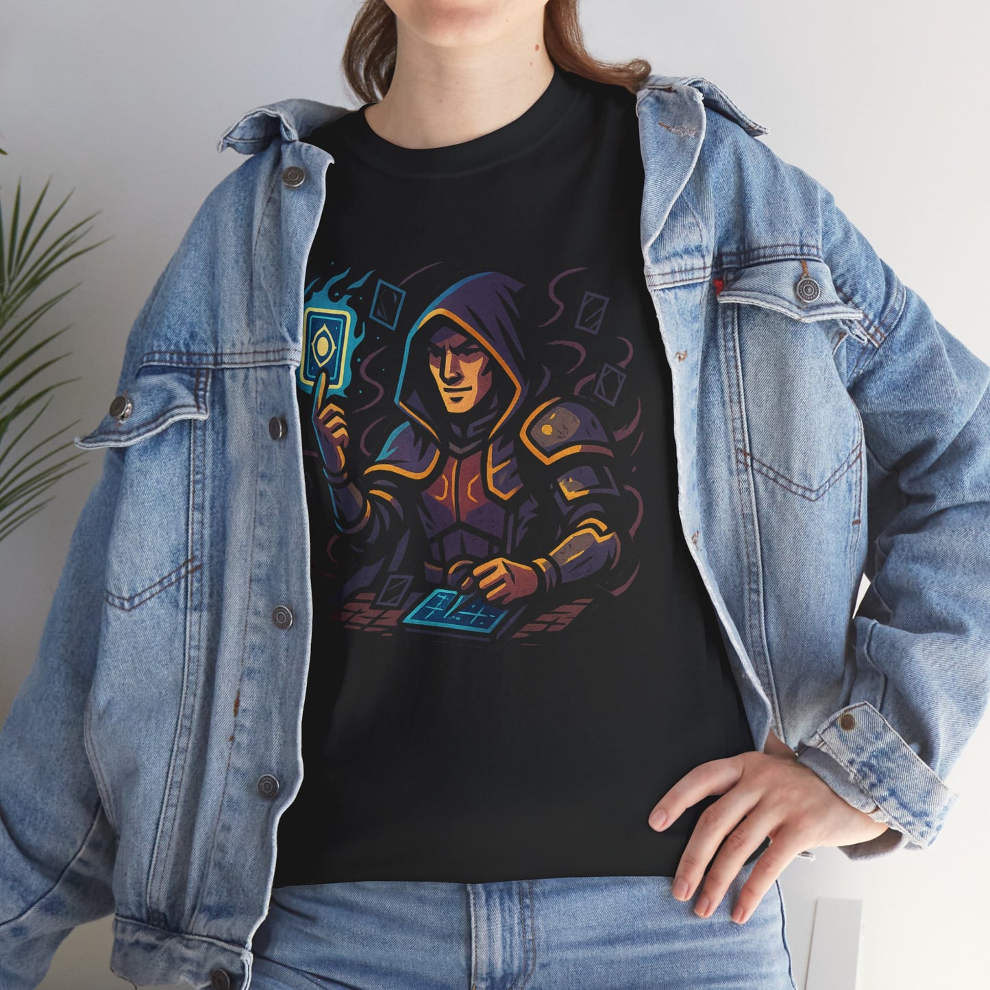 Nerdcore Icons - The Card Duelist - Unisex Heavy Cotton Tee