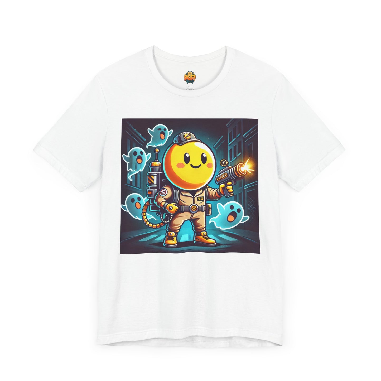 Ghost Hunting Yellow Dude - Men's Jersey Short Sleeve Tee