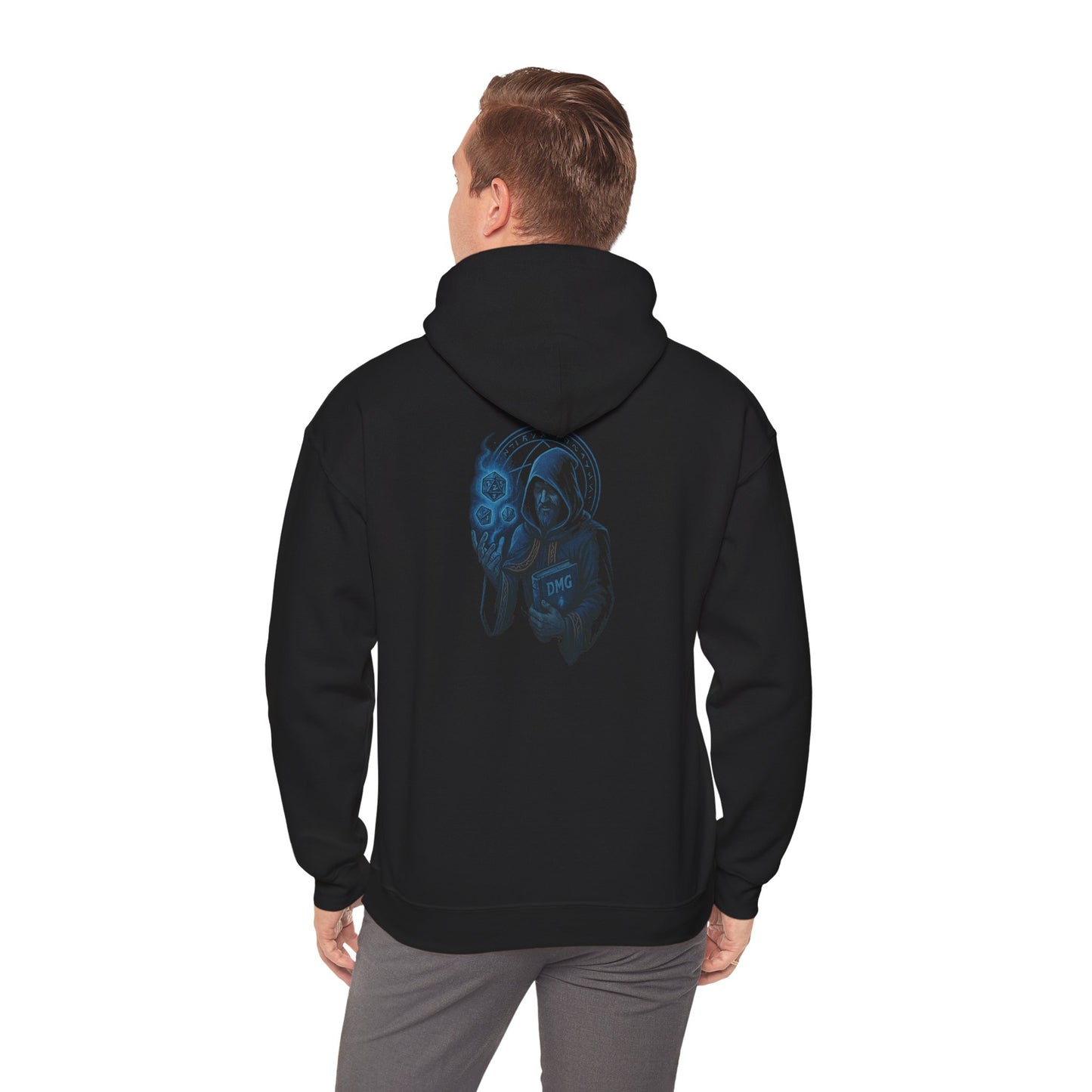 Nerdcore Icons - The Dungeon Master (Blue) - Unisex Heavy Blend Hoodie