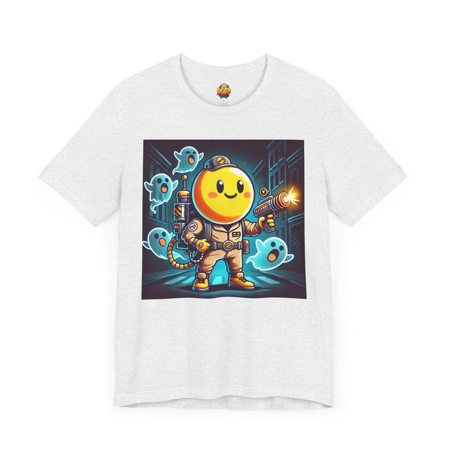 Ghost Hunting Yellow Dude - Men's Jersey Short Sleeve Tee