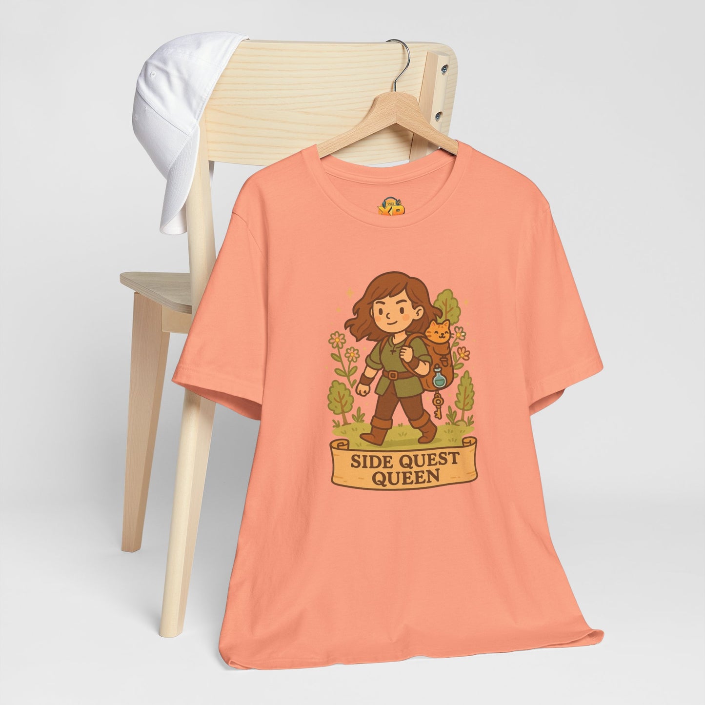 Side Quest Queen - Women's Jersey Short Sleeve Tee