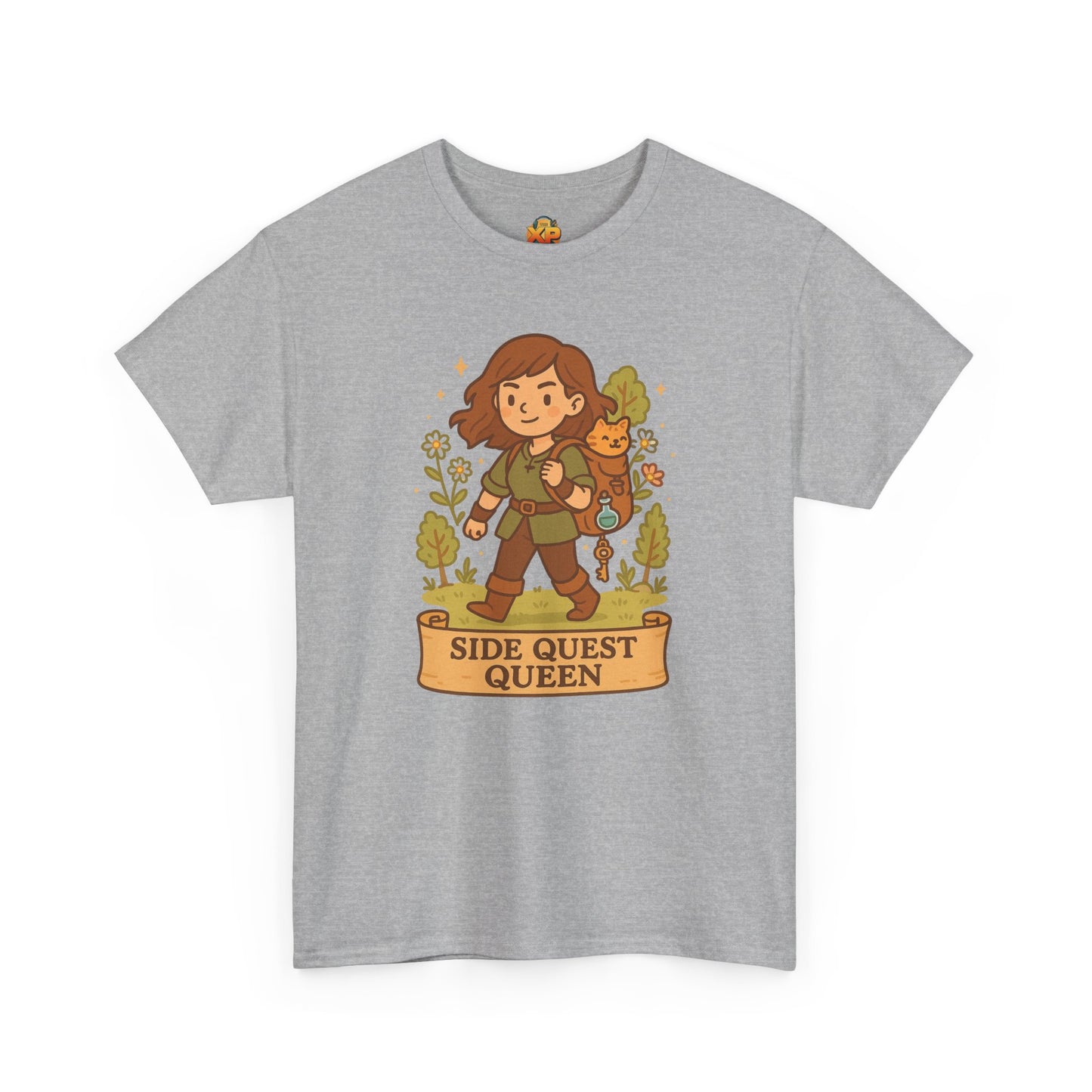 Side Quest Queen - Women's Heavy Cotton Tee