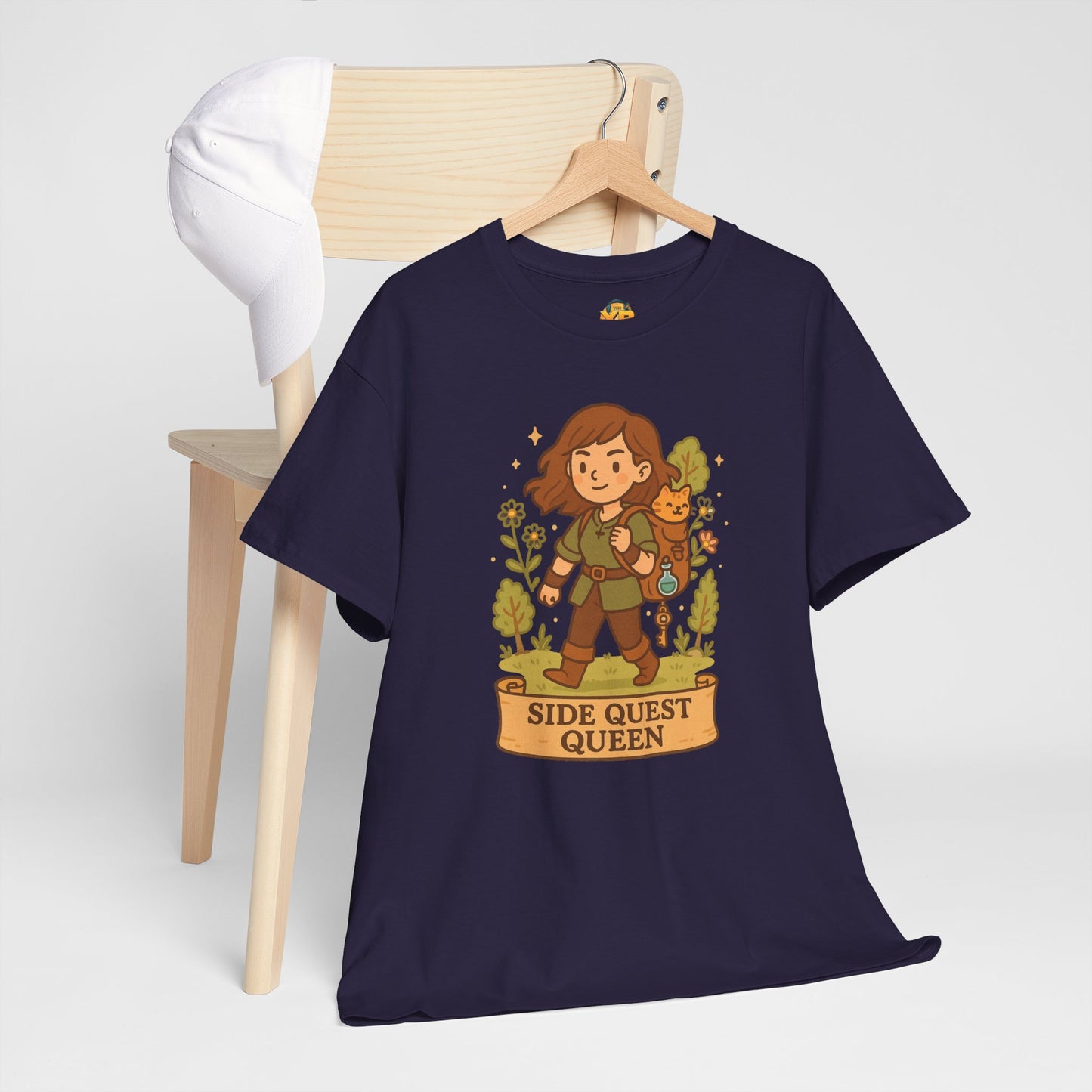 Side Quest Queen - Women's Heavy Cotton Tee