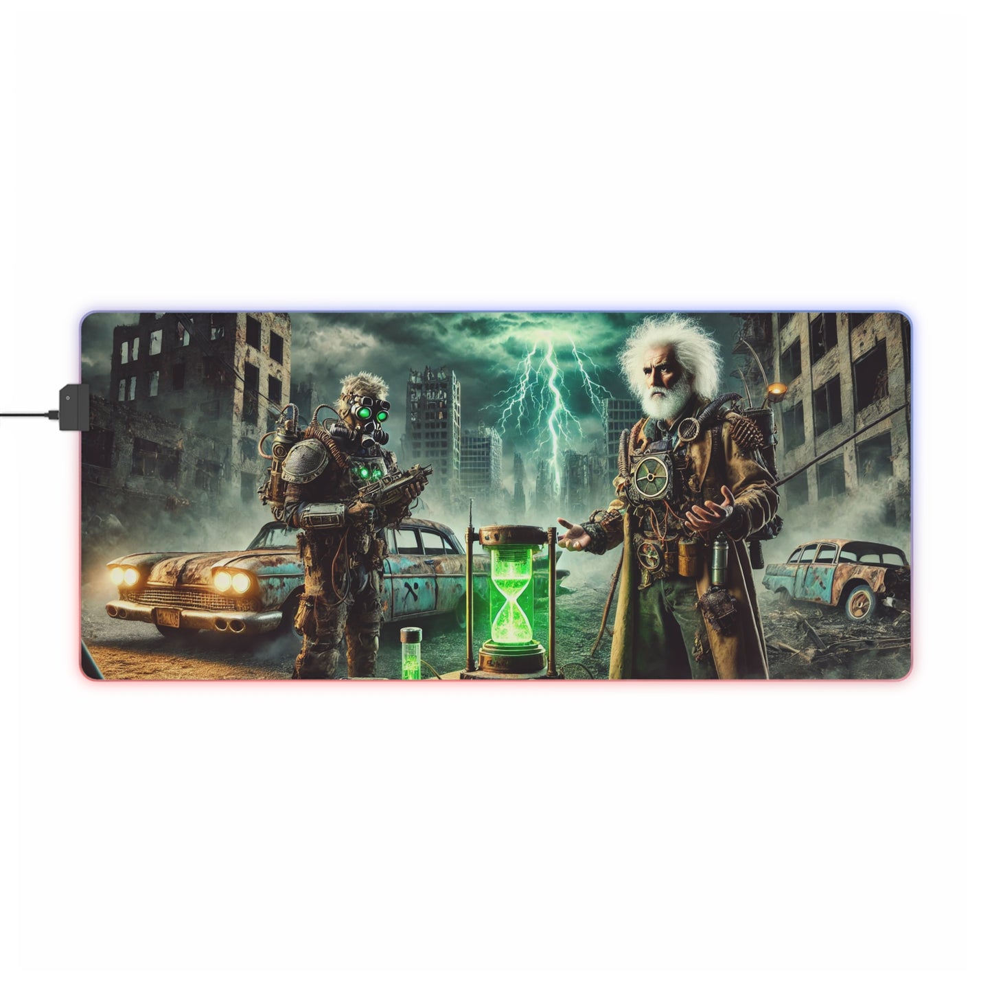 Post-Apocalyptic Time Travelers - RGB Gaming Mouse Pad