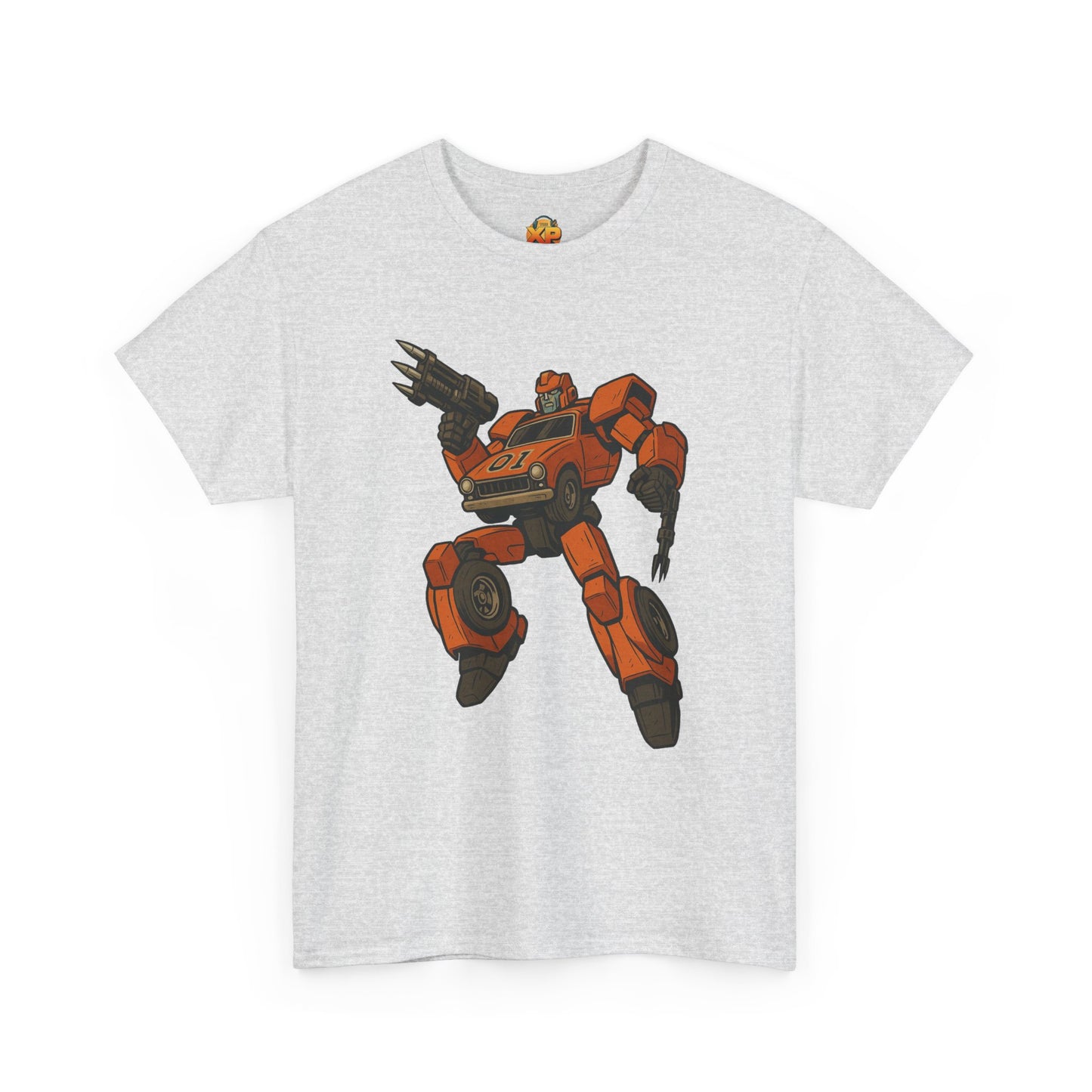 General Lee Transformer Crossover - Men's Heavy Cotton T-Shirt